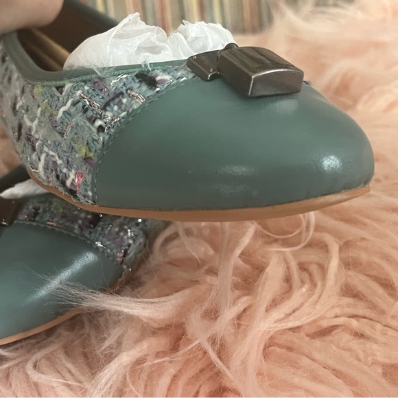 Kurt Geiger Multicolor Tweed Flats - Picture 5 of 10